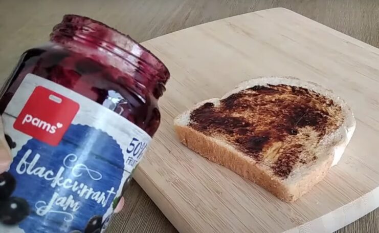 Vegemite Marmite and jam sandwich